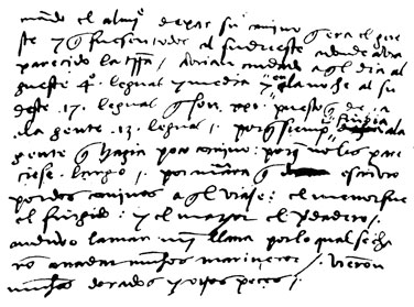 Figure 9 – Diario f6r, 25 September 1492.